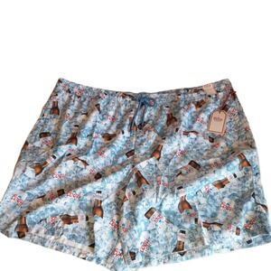 Coors Light Beer Men's Swim Trunks Shorts Unlined Pockets Drawstring 3XB NWT